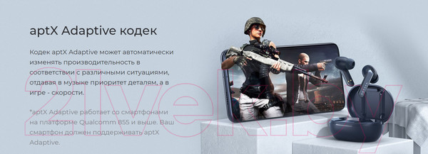 Изображение товара Беспроводные наушники Haylou W1 (синий)