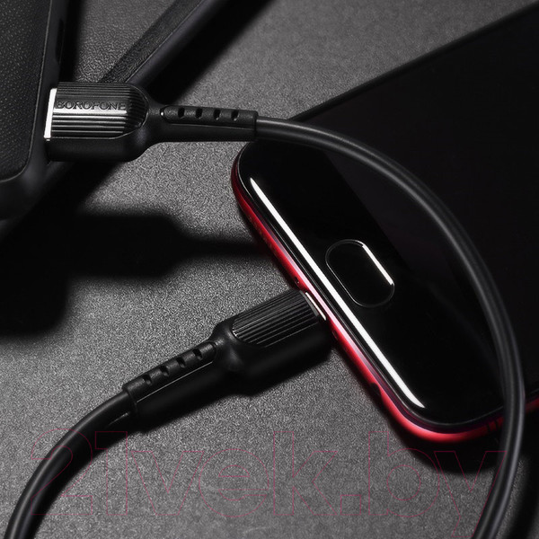 Изображение товара Кабель Borofone BX16 USB MicroUSB (1м, черный)