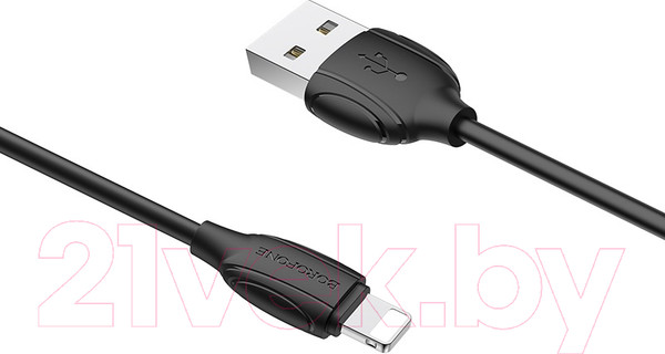 Изображение товара Кабель Borofone BX19 USB Lightning (1м, черный)