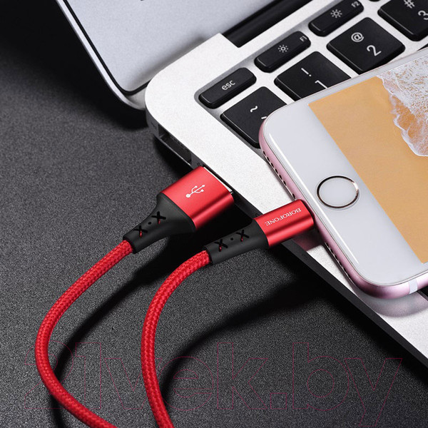 Изображение товара Кабель Borofone BX20 USB Lightning (красный)