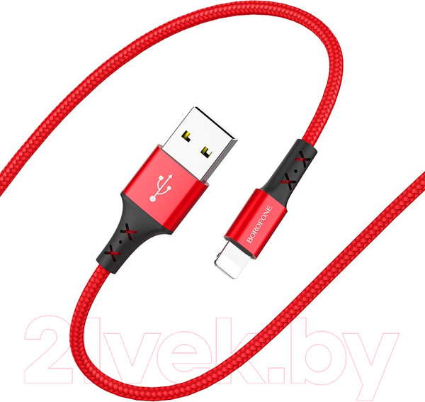 Изображение товара Кабель Borofone BX20 USB Lightning (красный)