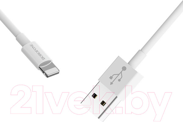 Изображение товара Кабель Borofone BX22 USB Lightning (белый)