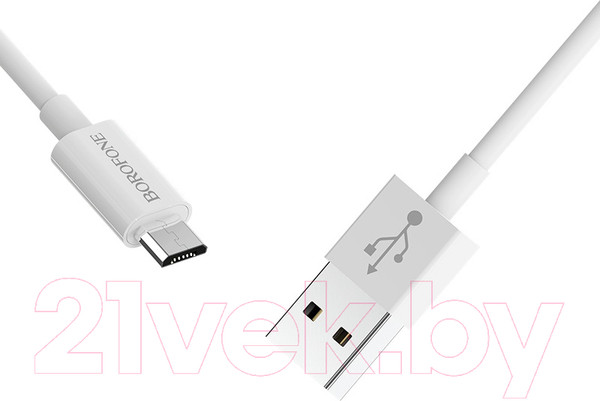 Изображение товара Кабель Borofone BX22 USB micro (белый)