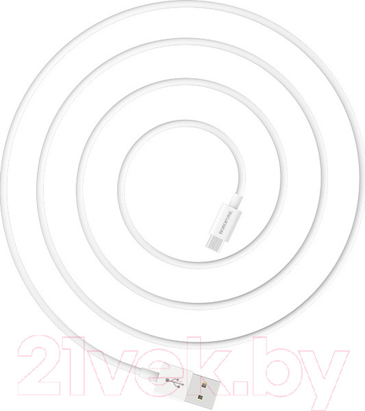 Изображение товара Кабель Borofone BX22 USB micro (белый)