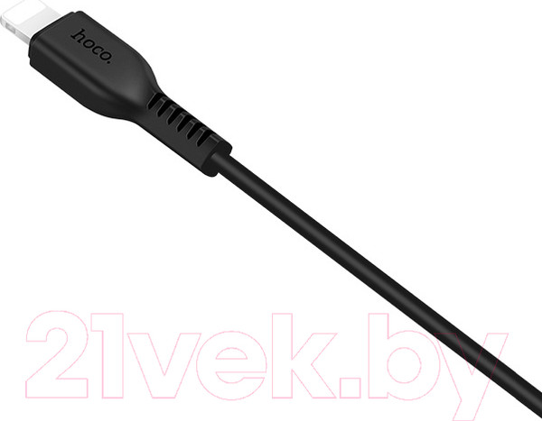 Изображение товара Кабель Hoco X13 USB Lightning (1м, черный)