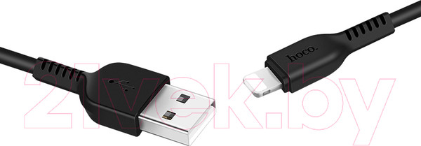 Изображение товара Кабель Hoco X13 USB Lightning (1м, черный)