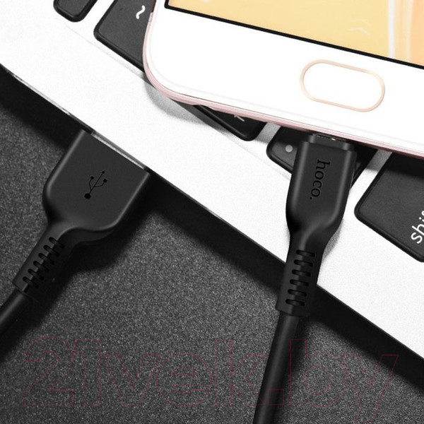 Изображение товара Кабель Hoco X20 MicroUSB (черный)