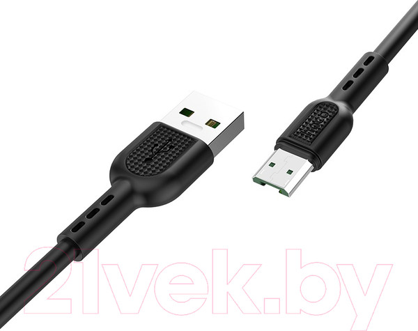 Изображение товара Кабель Hoco X33 MicroUSB (1м, черный)