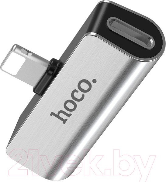 Изображение товара Адаптер Hoco LS25 Lightning (серебристый)