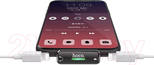 Изображение товара Адаптер Hoco LS27 Lightning (серый)