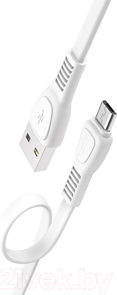 Изображение товара Кабель Hoco X40 Noah AM-MicroBM (1м, белый)