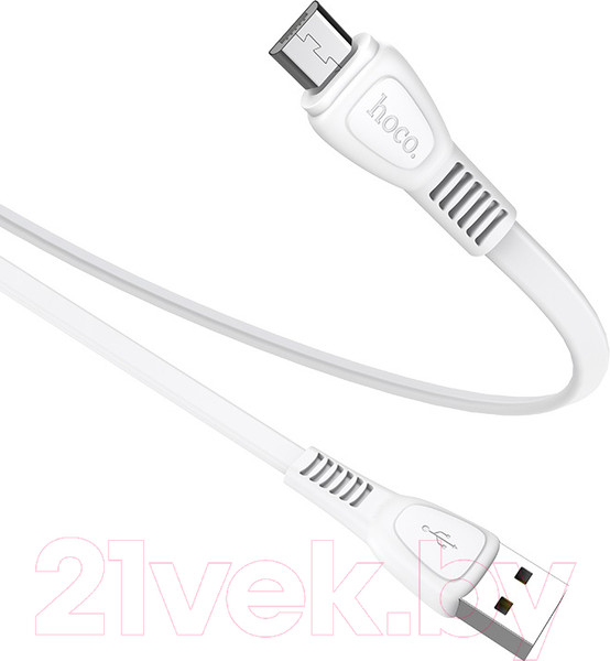 Изображение товара Кабель Hoco X40 Noah AM-MicroBM (1м, белый)