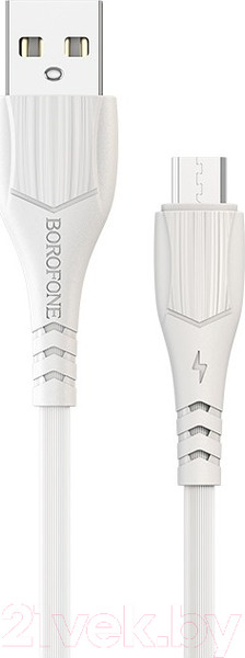 Изображение товара Кабель Borofone BX37 USB MicroUSB (1м, белый)