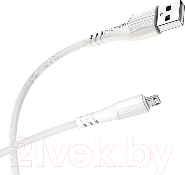 Изображение товара Кабель Borofone BX37 USB MicroUSB (1м, белый)