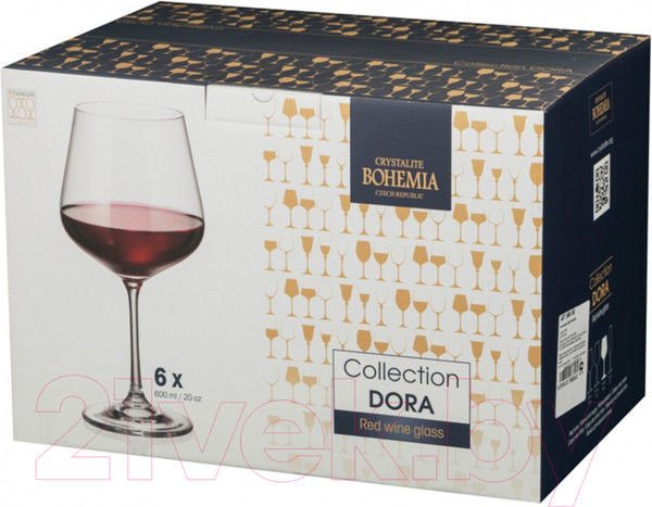 Изображение товара Набор бокалов Bohemia Crystal 669-193