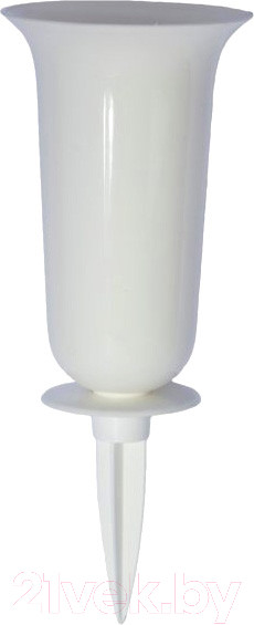 Изображение товара Ваза садовая Formplastic Dama 2 / 1071-01 (белый)