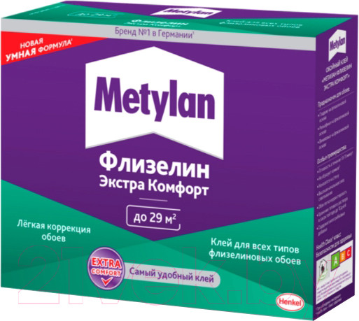 Изображение товара Клей для обоев Metylan Флизелин Экстра Комфорт (200г)