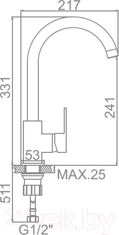 Изображение товара Смеситель Ledeme L4033B-2