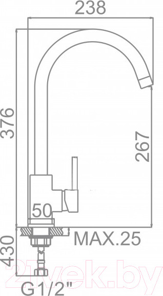 Изображение товара Смеситель Ledeme L4299-U