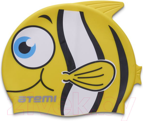 Изображение товара Шапочка для плавания Atemi FC101 (рыбка/желтый)