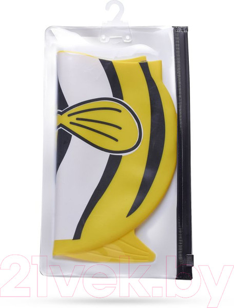 Изображение товара Шапочка для плавания Atemi FC101 (рыбка/желтый)