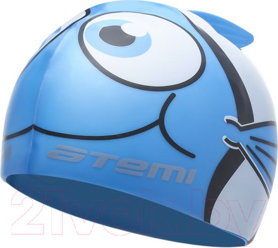 Изображение товара Шапочка для плавания Atemi FC105 (рыбка/голубой)