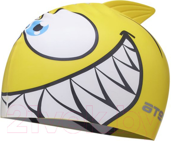 Изображение товара Шапочка для плавания Atemi FC201 (рыбка/желтый)