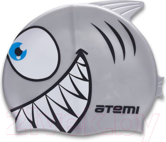 Изображение товара Шапочка для плавания Atemi FC203 (рыбка/серебристый)