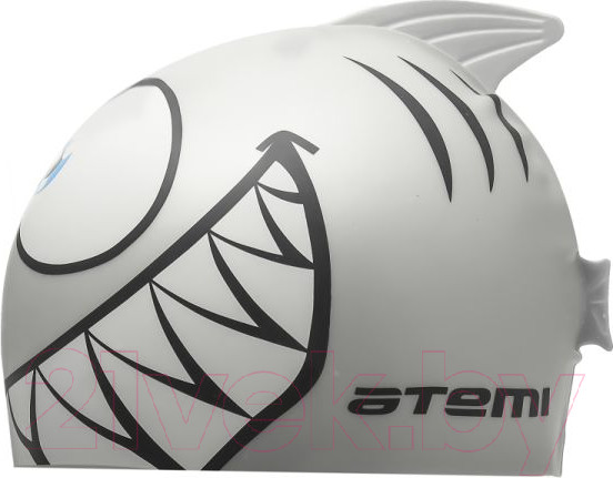 Изображение товара Шапочка для плавания Atemi FC203 (рыбка/серебристый)
