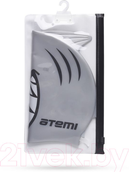 Изображение товара Шапочка для плавания Atemi FC203 (рыбка/серебристый)