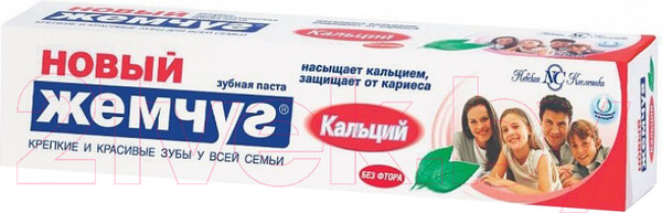 Изображение товара Зубная паста Новый жемчуг Кальций (100мл)