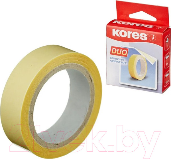 Изображение товара Скотч двухсторонний Kores 15ммx5м / 55515