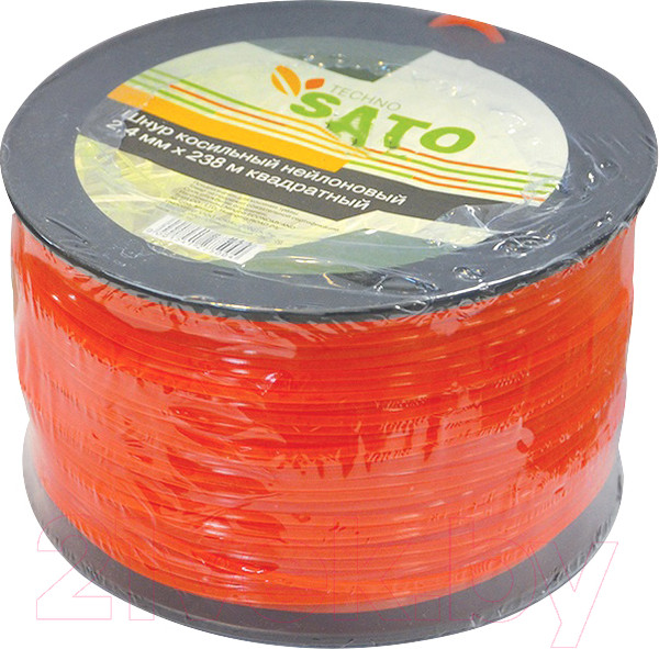 Изображение товара Леска для триммера Sato Techno 3LB 2.4мм x 238м (квадрат)