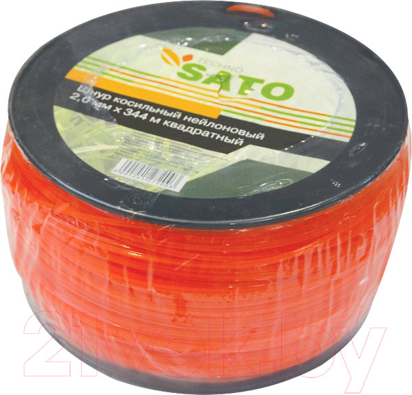 Изображение товара Леска для триммера Sato Techno 3LB 2.0мм x 344м (квадрат)