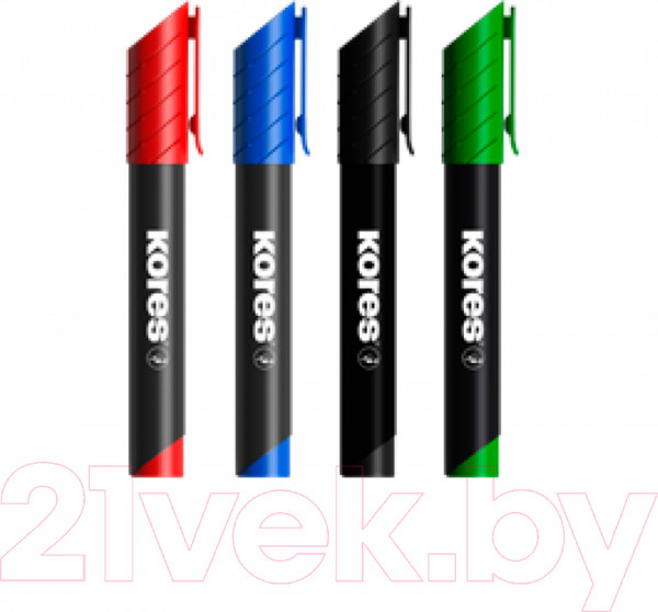 Изображение товара Маркер перманентный Kores 20937.04 (краcный)