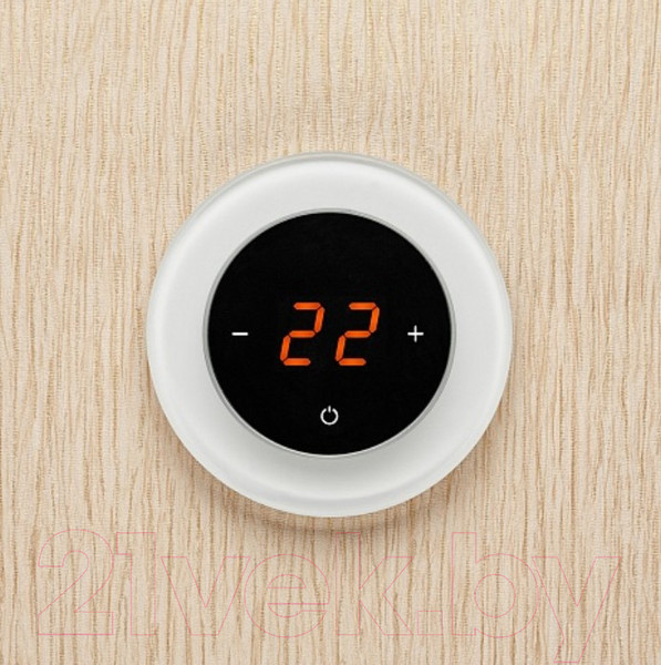 Изображение товара Терморегулятор для теплого пола DeLUMO Ronda 9003 (white pure)