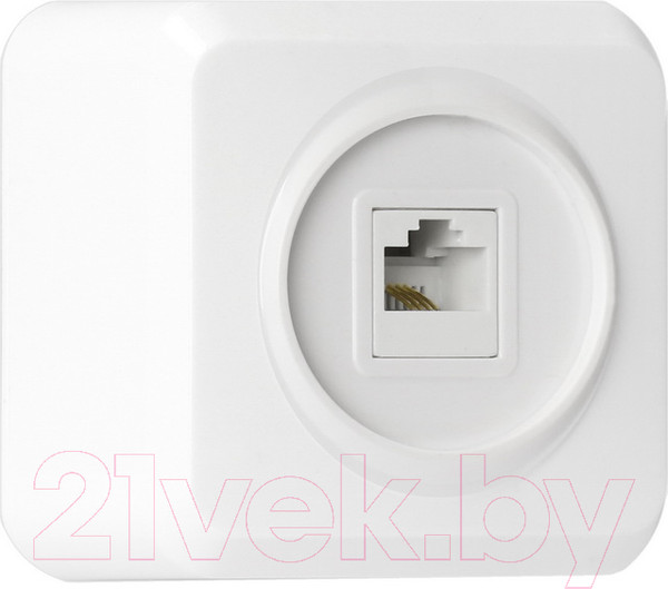 Изображение товара Розетка SmartBuy Юпитер SBE-03w-S1-PH (белый)