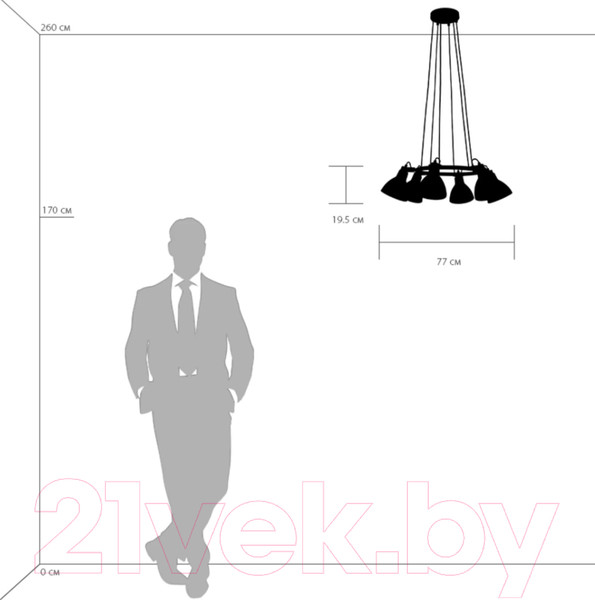 Изображение товара Люстра Lightstar Acrobata 761167