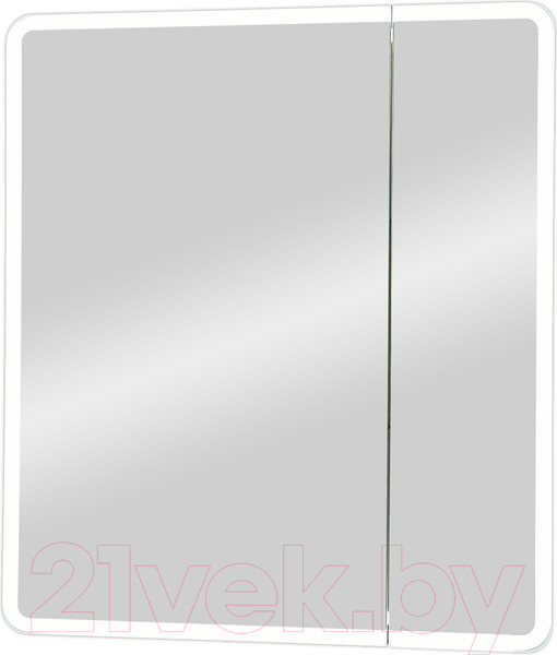 Изображение товара Шкаф с зеркалом для ванной Континент Emotion Led 70x80 (с датчиком движения)