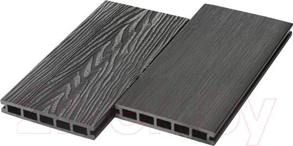 Изображение товара Доска ДПК UnoDeck Vintage 150x24 (3000мм, графит)