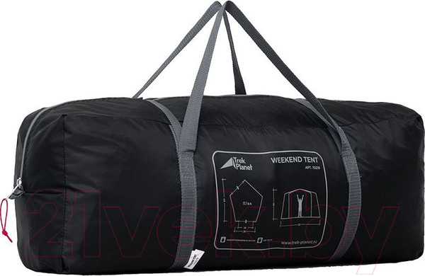 Изображение товара Туристический шатер Trek Planet Weekend Tent / 70219 (серый/темно-серый)