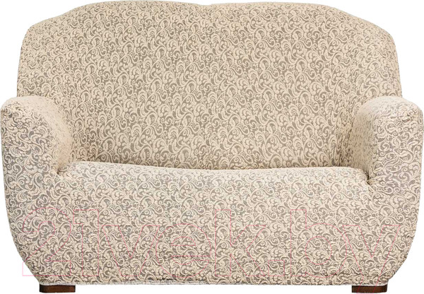 Изображение товара Чехол на 2-х местный диван Софатэкс Стандарт Венеция ПО-9 без оборки / 01151 (ваниль)