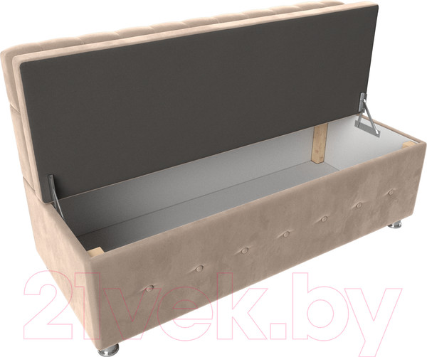 Изображение товара Скамья кухонная мягкая Лига Диванов Вента 284 / 108760 (велюр, бежевый)