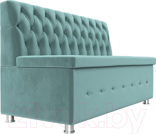 Изображение товара Скамья кухонная мягкая Лига Диванов Вента 284 / 108761 (велюр, бирюзовый)