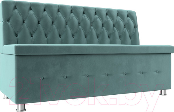 Изображение товара Скамья кухонная мягкая Лига Диванов Вента 284 / 108761 (велюр, бирюзовый)