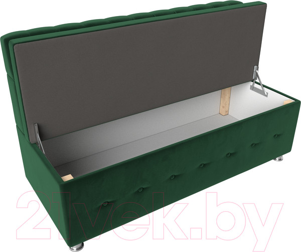 Изображение товара Скамья кухонная мягкая Лига Диванов Вента 284 / 108763 (велюр, зеленый)