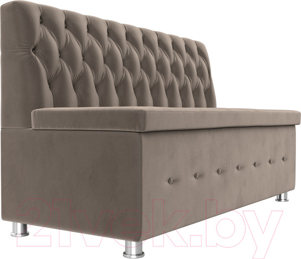 Изображение товара Скамья кухонная мягкая Лига Диванов Вента 284 / 108764 (велюр, коричневый)