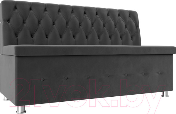 Изображение товара Скамья кухонная мягкая Лига Диванов Вента 284 / 108765 (велюр, серый)