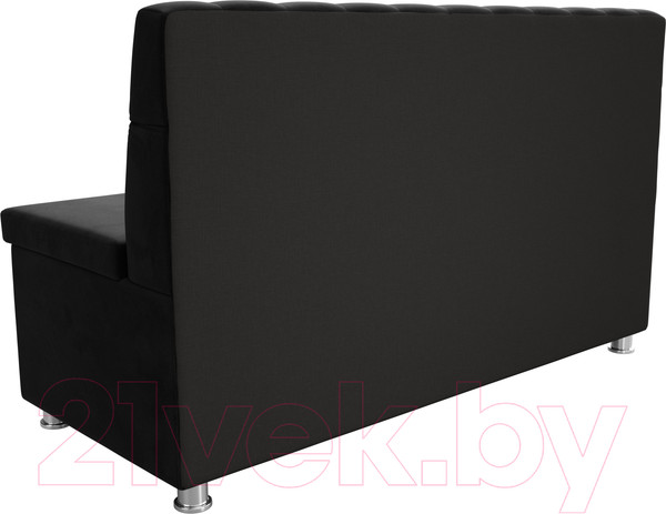 Изображение товара Скамья кухонная мягкая Лига Диванов Вента 284 / 108767 (велюр, черный)