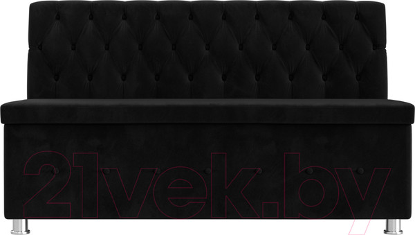 Изображение товара Скамья кухонная мягкая Лига Диванов Вента 284 / 108767 (велюр, черный)